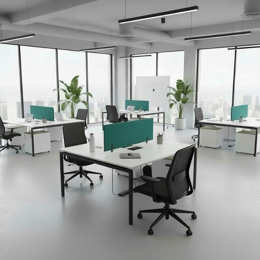 Ses Yalıtımlı Dataportlu 2'li Workstation