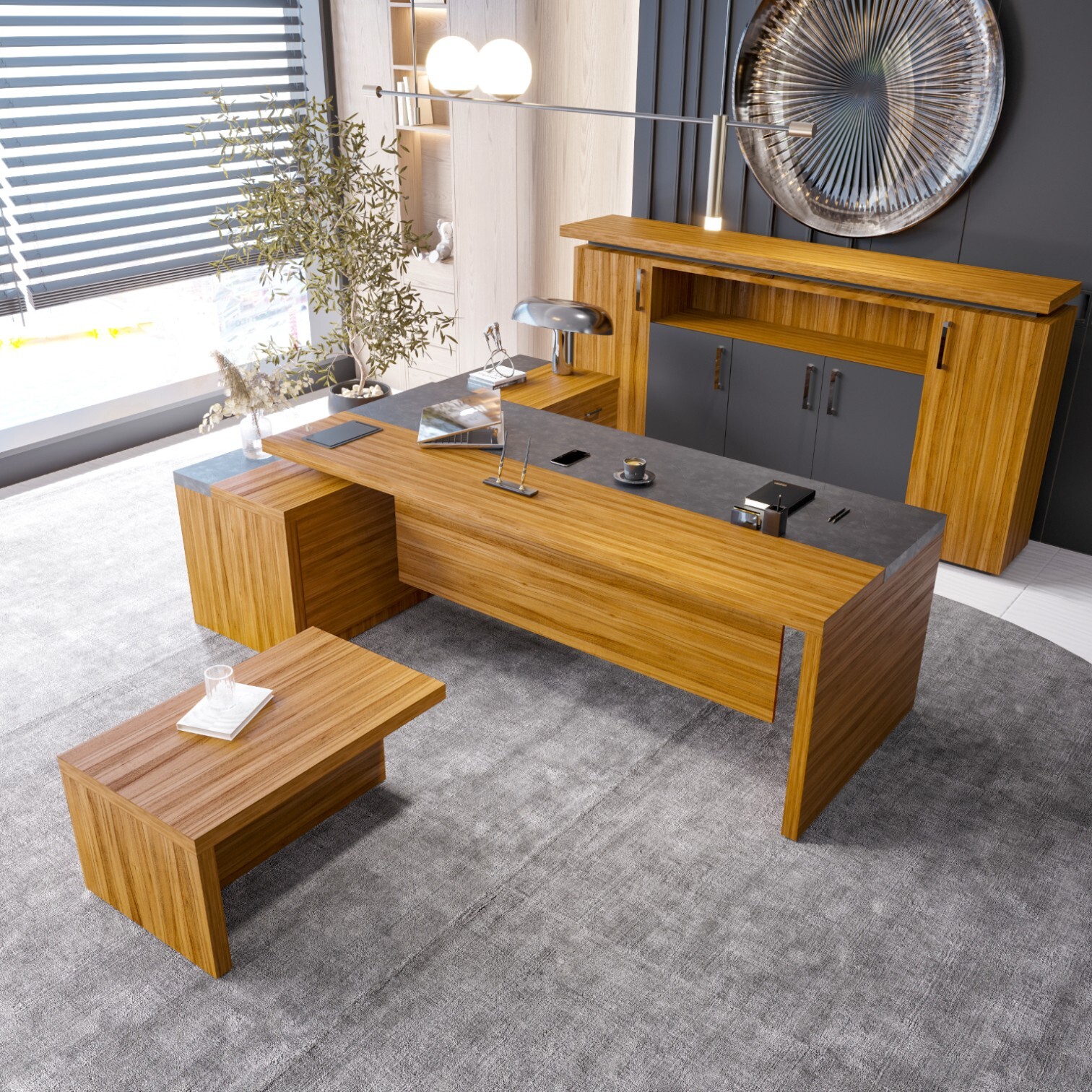 Apex Teak Makam Takımı