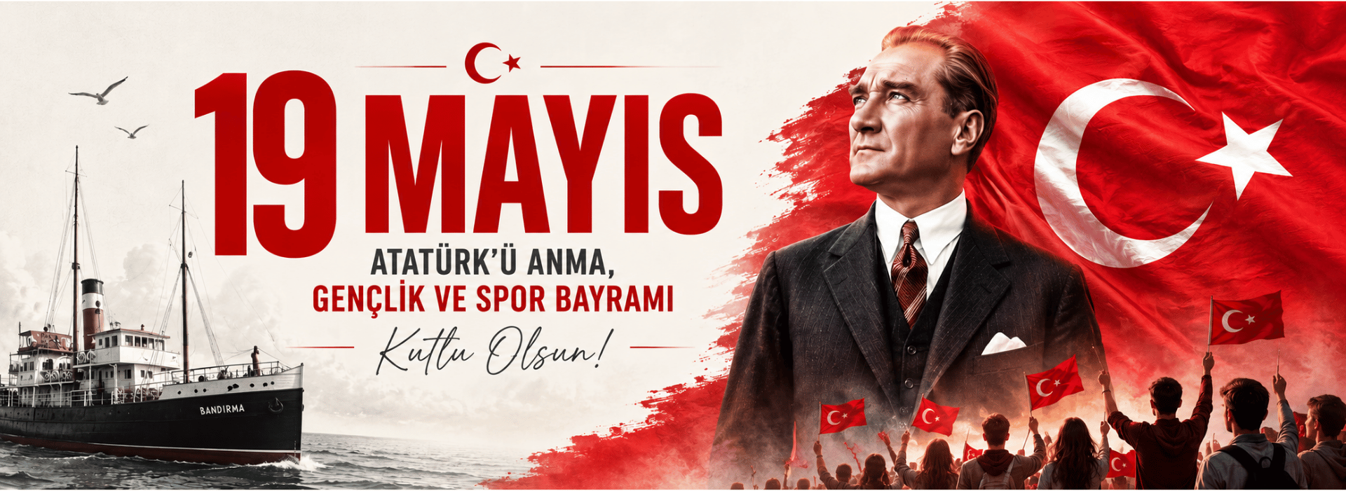 19 Mayıs Atatürk'ü Anma, Gençlik ve Spor Bayramımız Kutlu Olsun!