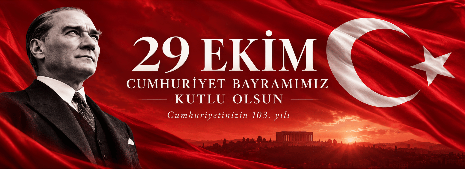 29 Ekim Cumhuriyet Bayramımız Kutlu Olsun!