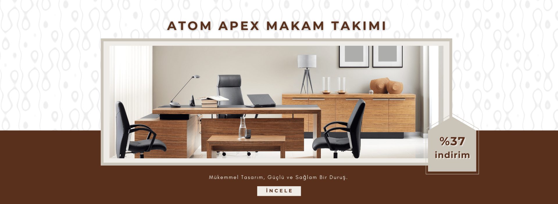Atom Apex Makam Takımı %37 İndirimli!