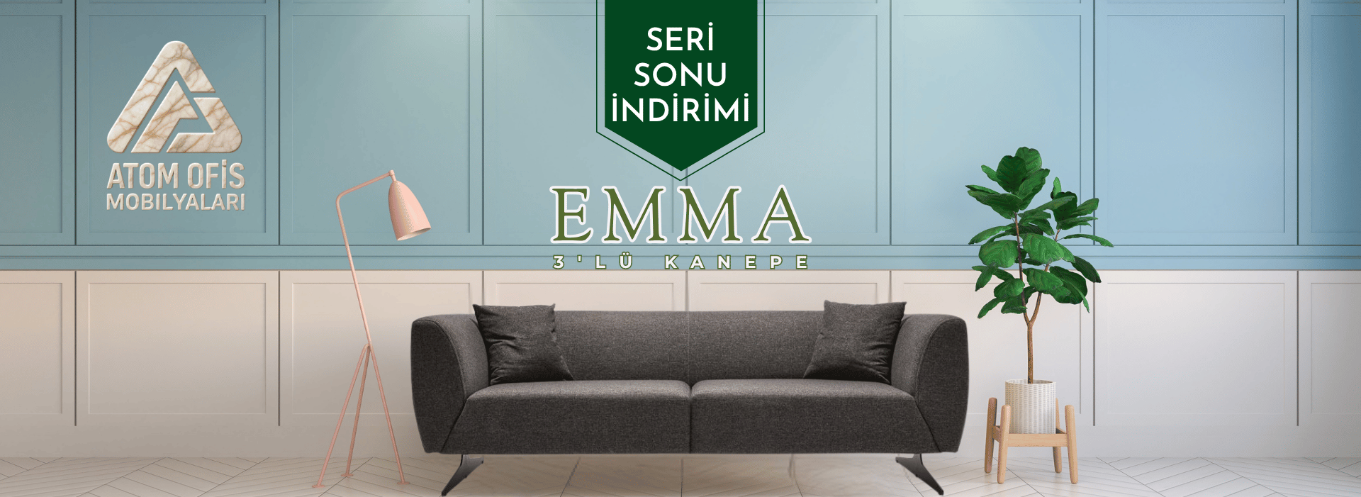 Emma 3'lü Kanepede %14 Seri Sonu İndirimi