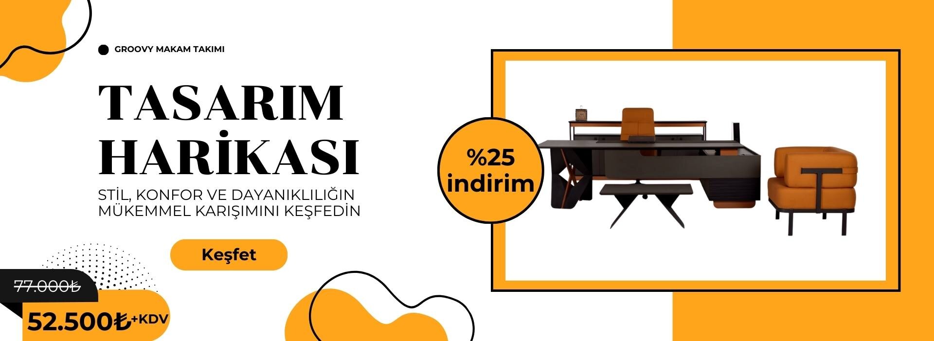 Tasarım Harikası Groovy Makam Takımı (1)