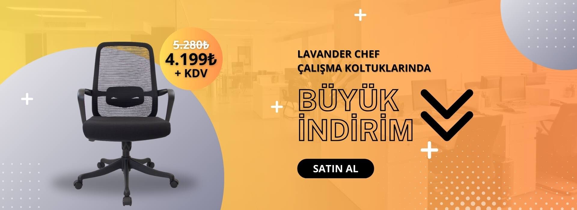 Lavender Chef Çalışma Koltuklarında Büyük İndirim