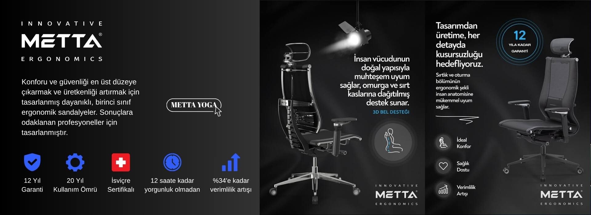 Omurga Sandalyeleri METTA YOGA