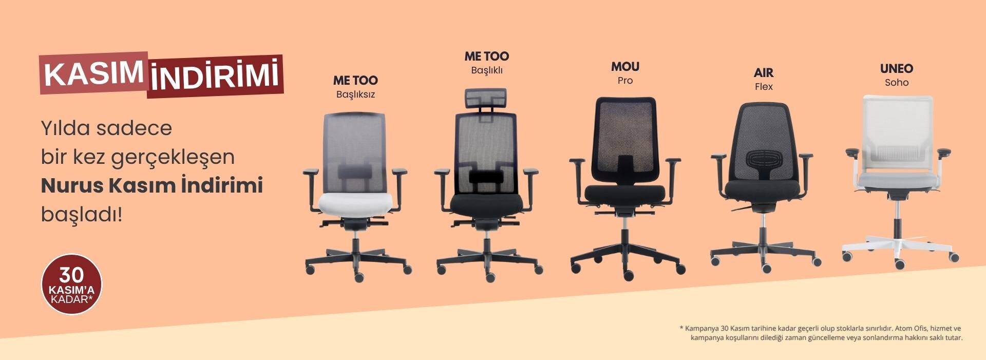 Nurus Kasım İndirimi Başladı!