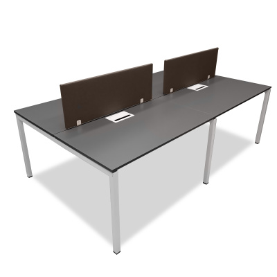 SES YALITIMLI DATAPORTLU 4'LÜ WORKSTATİON - ATOM OFİS