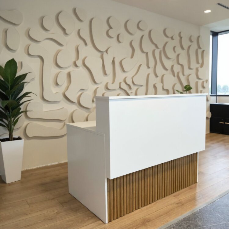 ATOM 140*80 BEYAZ KARŞILAMA BANKOSU - 1