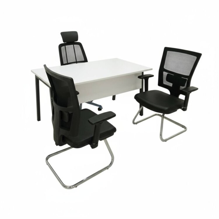 ATOM 140*70 BEYAZ ÇALIŞMA MASASI - 2