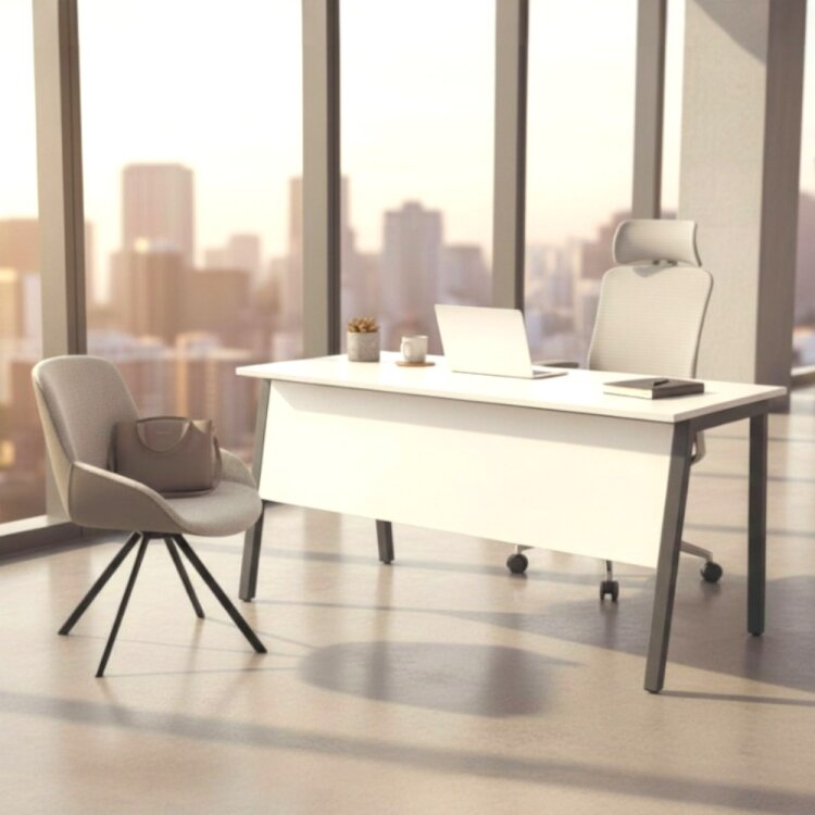 ATOM 140*70 BEYAZ MDF ÇALIŞMA MASASI - 1