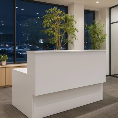 ATOM 160*80 BEYAZ KARŞILAMA BANKOSU - ATOM OFİS