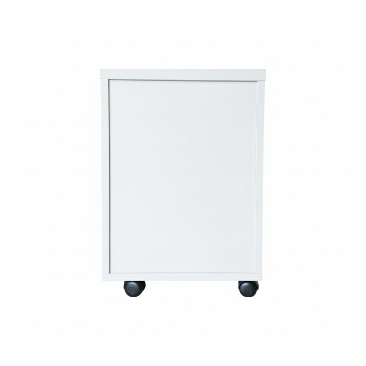 ATOM 3 ÇEKMECELİ BEYAZ MDF TEKERLİ KESON - 4
