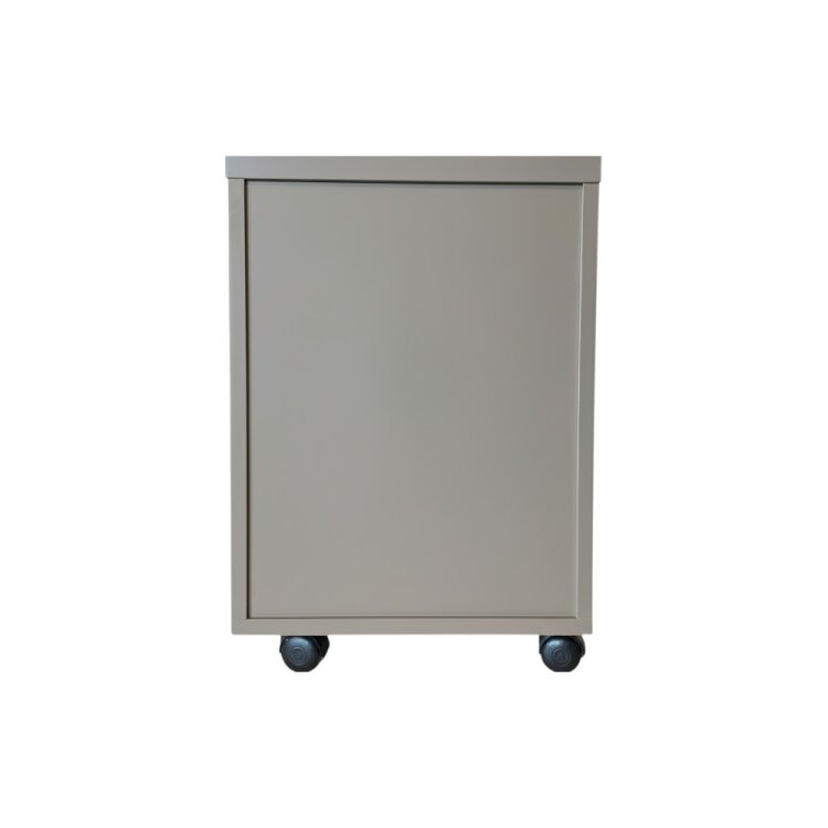 ATOM 3 ÇEKMECELİ KÜL GRİ MDF TEKERLİ KESON - 4