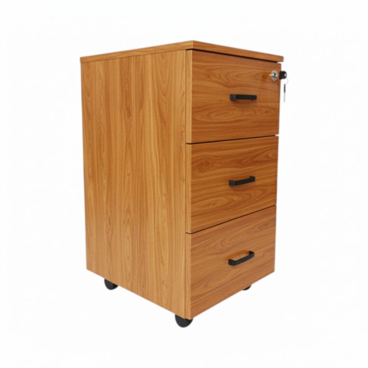 ATOM 3 ÇEKMECELİ SABİT TEAK KESON - 3