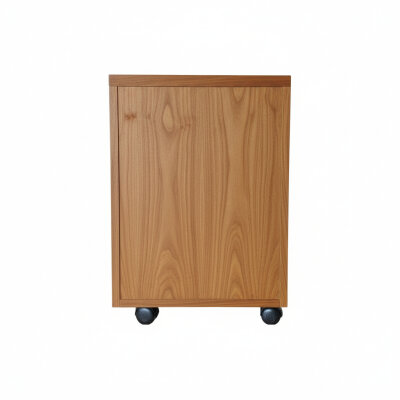 ATOM 3 ÇEKMECELİ TEAK MDF TEKERLİ KESON - 4