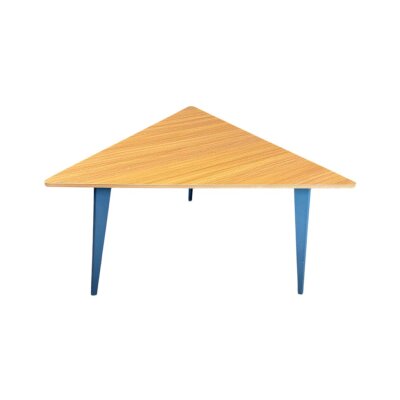 ATOM - 3 KİŞİLİK ÜÇGEN CEVİZ MDF TOPLANTI MASASI - ATOM OFİS (1)