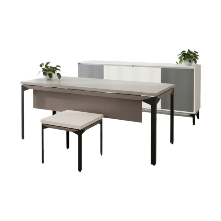 ATOM CLAY MDF YÖNETİCİ OFİS TAKIMI - 2