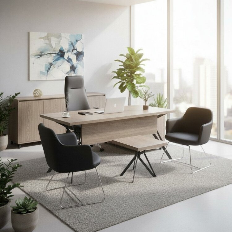 ATOM CORDOBA MDF YÖNETİCİ OFİS TAKIMI - 1