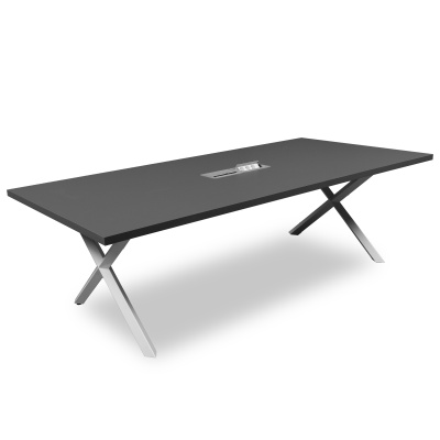 ATOM - DATAPORTLU 10 KİŞİLİK ANTRASİT TOPLANTI MASASI - ATOM OFİS (1)