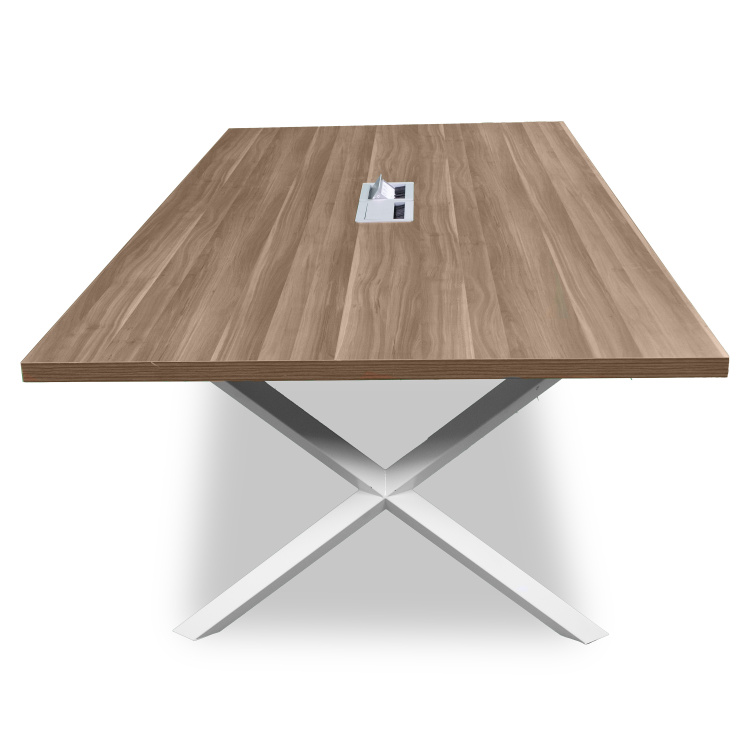 ATOM - DATAPORTLU 10 KİŞİLİK CEVİZ TOPLANTI MASASI - 3