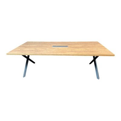 ATOM - DATAPORTLU 8 KİŞİLİK ÇAM TOPLANTI MASASI - ATOM OFİS (1)