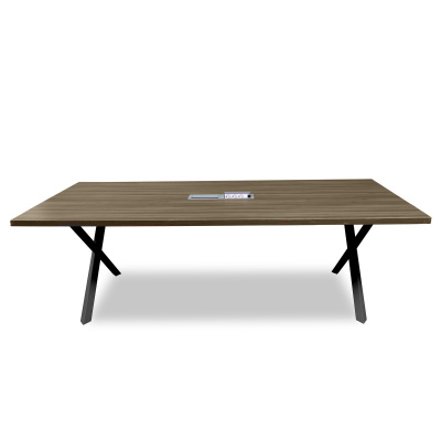 ATOM - DATAPORTLU 8 KİŞİLİK CEVİZ TOPLANTI MASASI - 4