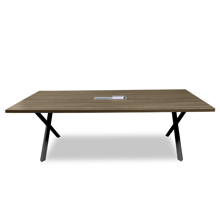 ATOM - DATAPORTLU 8 KİŞİLİK CEVİZ TOPLANTI MASASI - 4