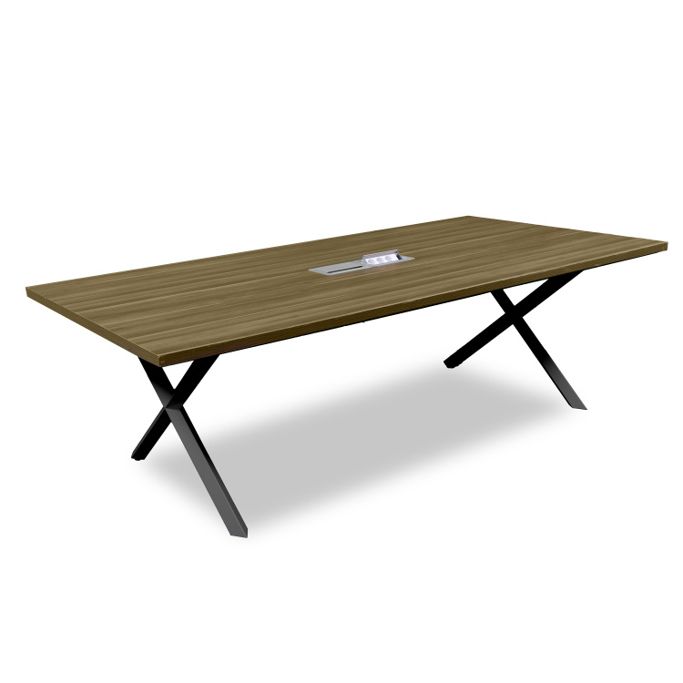 ATOM - DATAPORTLU 8 KİŞİLİK CEVİZ TOPLANTI MASASI - 2