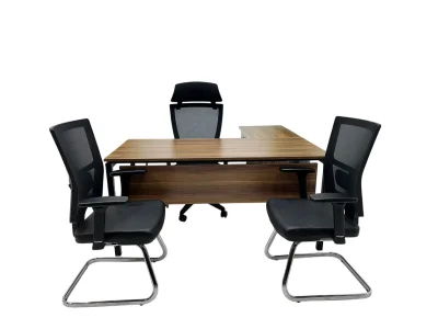 ATOM DEMİR AYAKLI L ÇALIŞMA MASASI - ATOM OFİS (1)