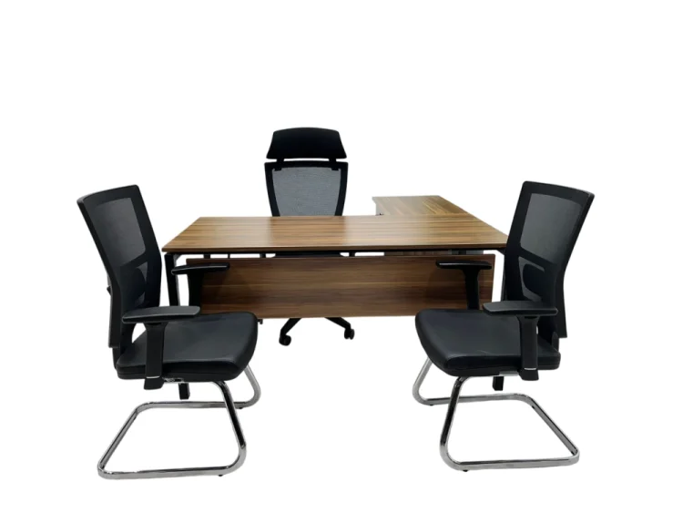 ATOM DEMİR AYAKLI L ÇALIŞMA MASASI - 2