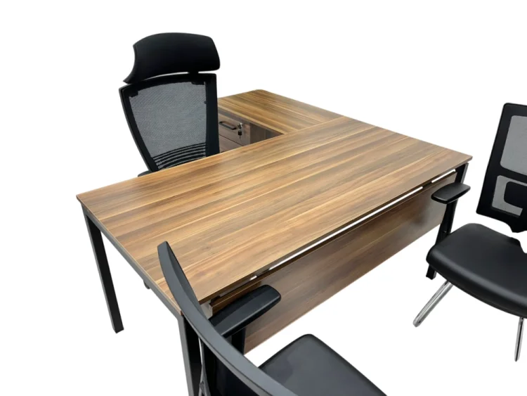 ATOM DEMİR AYAKLI L ÇALIŞMA MASASI - 4