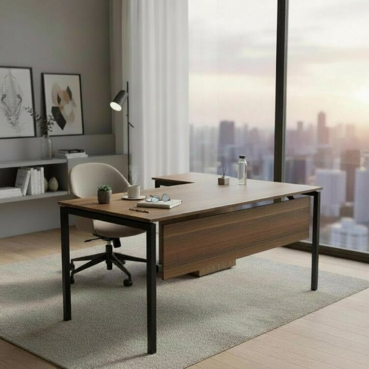 ATOM KESONLU MDF L ÇALIŞMA MASASI - 1