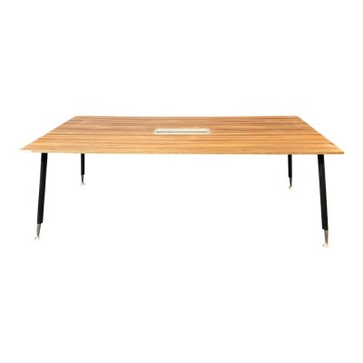 ATOM - KONSEPT DATAPORTLU 8 KİŞİLİK TEAK TOPLANTI MASASI - 3