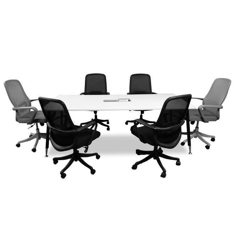 ATOM - KONSEPT DATAPORTLU BEYAZ TOPLANTI MASASI - 5