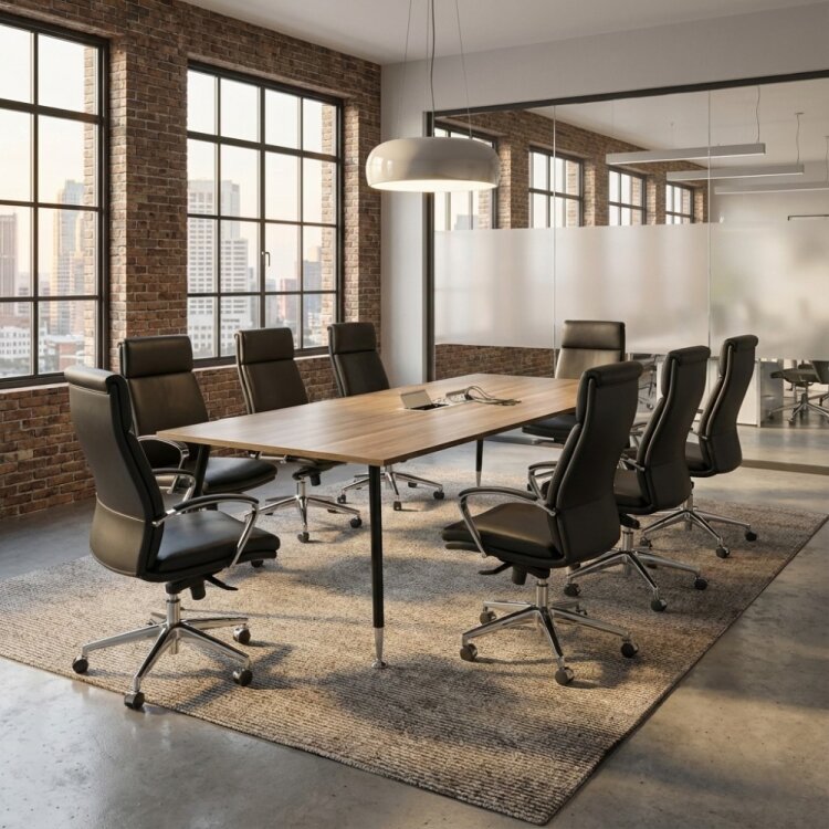 ATOM - KONSEPT DATAPORTLU CEVİZ TOPLANTI MASASI - 1