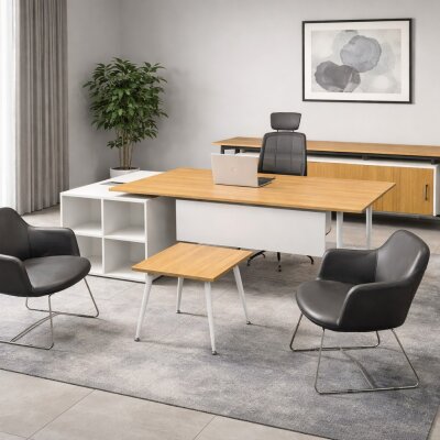 ATOM MARBELLA MDF YÖNETİCİ OFİS TAKIMI - ATOM OFİS