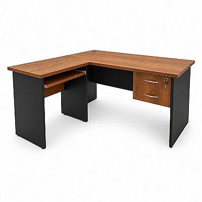 ATOM MEKOM BAROK 140 CM ÇALIŞMA MASASI + ETAJER - 3