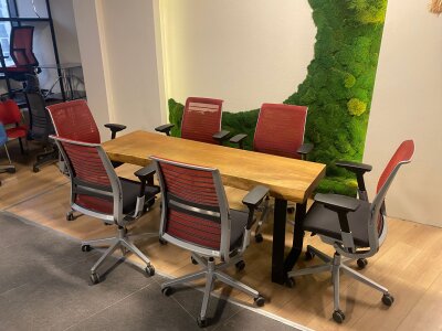 ATOM OFİS - 6 KİŞİLİK AĞAÇ TOPLANTI MASASI (1 YIL GARANTİ) - ATOM OFİS (1)