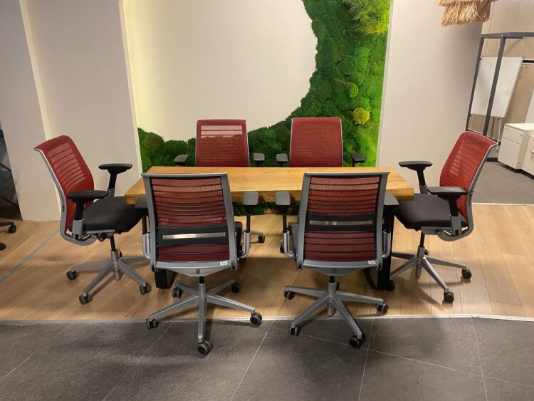 ATOM OFİS - 6 KİŞİLİK AĞAÇ TOPLANTI MASASI (1 YIL GARANTİ) - 4