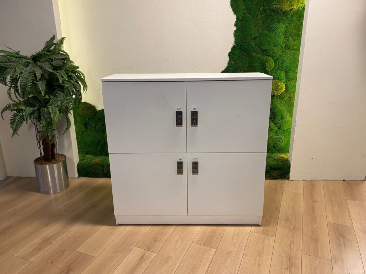 ATOM OFİS - BEYAZ KİLİTLİ DOLAP - 1