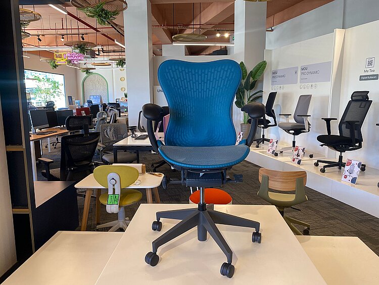 ATOM OFİS - HERMAN MILLER MIRRA - MAVİ (1 YIL GARANTİ) - 1