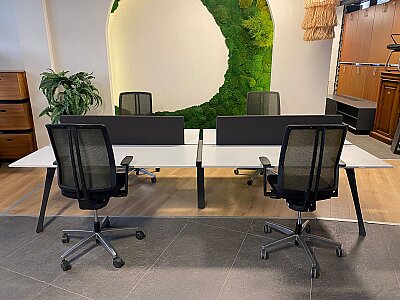 ATOM OFİS - İTHAL DÖRTLÜ WORKSTATİON (1 YIL GARANTİ) - ATOM OFİS