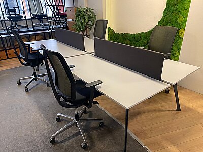 ATOM OFİS - İTHAL DÖRTLÜ WORKSTATİON (1 YIL GARANTİ) - ATOM OFİS (1)