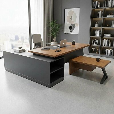 ATOM OSCAR TEAK MAKAM TAKIMI - ATOM OFİS