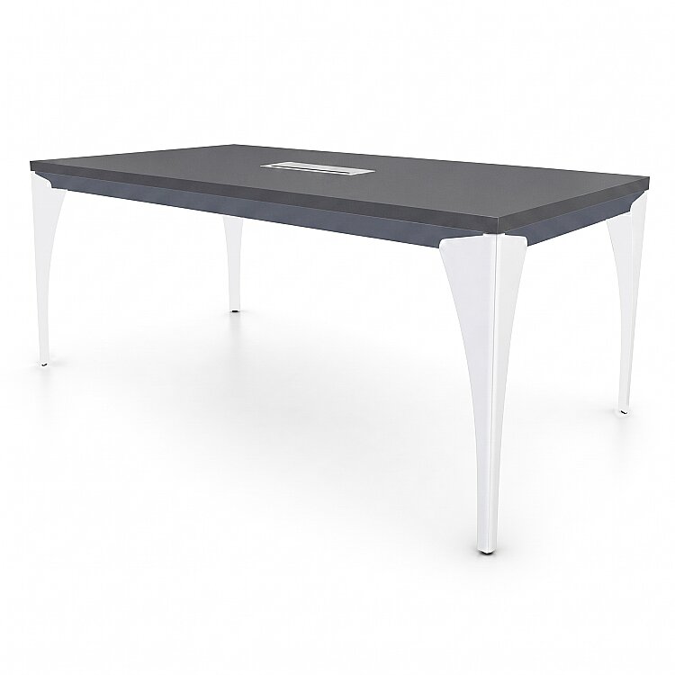 ATOM - PORSCHE DATAPORTLU ANTRASİT MDF TOPLANTI MASASI - 3