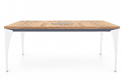 ATOM - PORSCHE DATAPORTLU ÇAM MDF TOPLANTI MASASI - 4