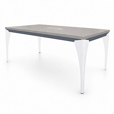 ATOM - PORSCHE DATAPORTLU KÜL GRİ MDF TOPLANTI MASASI - 3