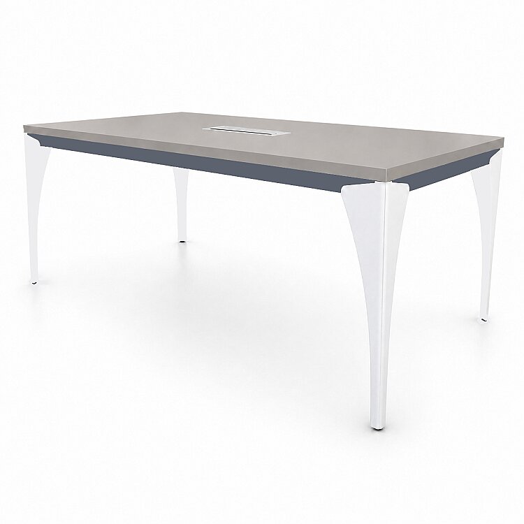 ATOM - PORSCHE DATAPORTLU KÜL GRİ MDF TOPLANTI MASASI - 3