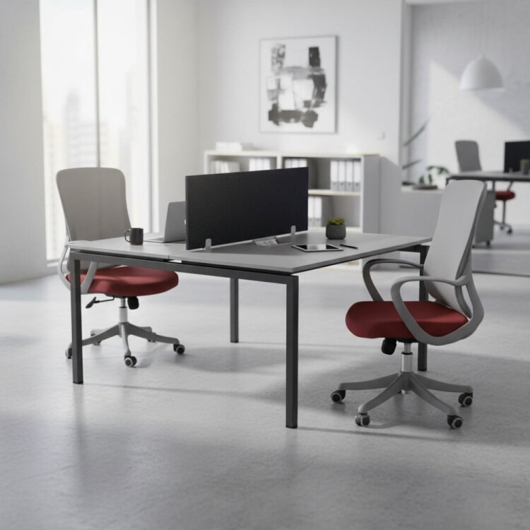 ATOM - SES YALITIMLI DATAPORTLU 2'Lİ WORKSTATİON - 1