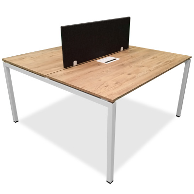 ATOM - SES YALITIMLI DATAPORTLU 2'Lİ WORKSTATİON - ATOM OFİS